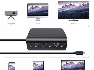 Док-станция VAVA - 10 in 1 Hubs, HDMI 4K, LAN 1 Gb, USB 3.1, USB Type C foto 7