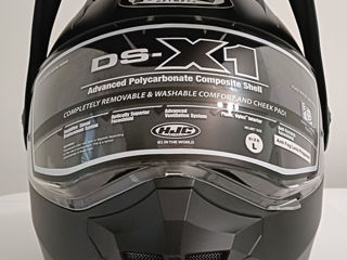 HJC DS-X1, Black Matte, Dual Sport, Size L фото 5
