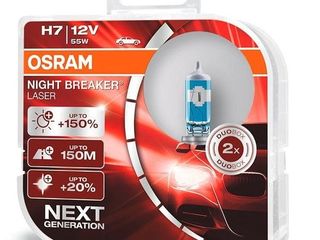 Lampi osram night breaker Laser +150% - h1, h4, h7, h8, h11, hb3, hb4 foto 7