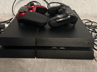 PS 4 1TB + 2 Joystick-uri + cablu HDMI foto 2