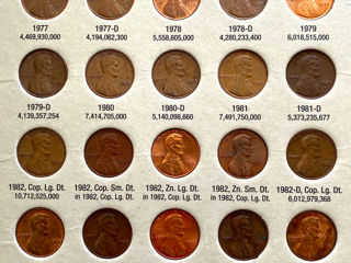 Полная коллекция Lincoln Cents PDS 1975-2013 foto 2