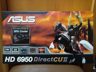 Продается видеокарта Asus EAH6950 DCII в новом состоянии !
