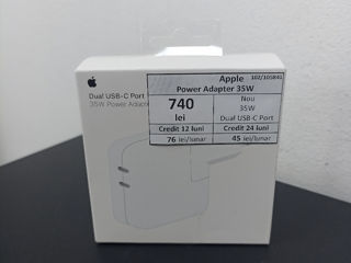 Apple power adapter 35W. 740 lei foto 1