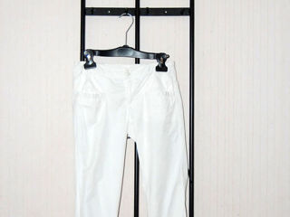 Белые летние штаны Benetton, 10-11лет, 150см