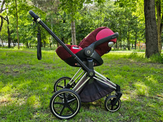 Коляска 3 в 1 Cybex Priam True Red + аксессуары foto 7