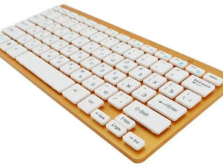 Комплект Беспроводная клавиатура и мышка Ultra-thin Combo универсальная ультратонкая foto 6