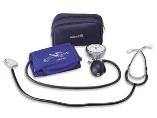 Aparat de măsurat tensiunea arteriala - tonometru aneroid cu stetoscop BP AG1-20 profesional - nou foto 1