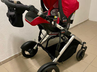 Cărucior Britax B- Ready 3 In 1 Inclusă Și Baza 3559 +suport Pahar +geanta Organizator foto 8