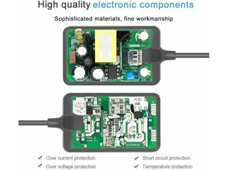 Adaptor AC 8V 1A 1000mA DC Cablu încărcător 5,5x2,1mm Fișă euro foto 7