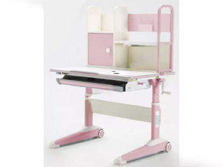 Эргономичный детский столик  детский стол/парта  sihoo n2c light pink masa ergonomica pentru copii