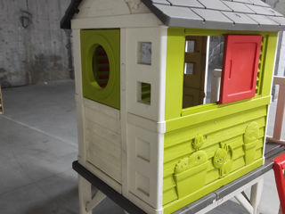 Детский игровой домик Smoby на сваях с горкой 260х160х197см foto 3