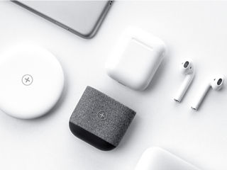 Чехол для беспроводной зарядки Tech Charge AirPod (ткань) & Nomad Apple Airpods Case foto 2