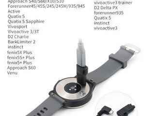 Зарядное устройство Type C/IOS/Micro USB для Garmin Fenix 7/7S/7X/6/6S/6X/5/5S/5X/Venu2 Plus/Vivoact foto 5