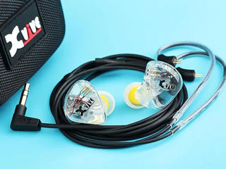 In-Ear Monitors, Dual Balanced-Armature Drivers / профессиональные арматурные наушники foto 4