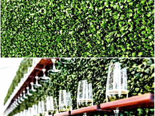 Panouri de perete verzi artificiale/Искусственные зеленые стеновые панели. foto 7