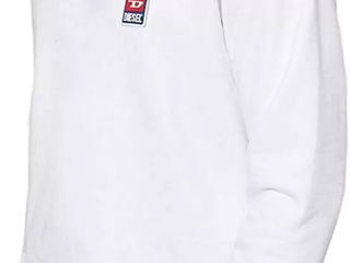 Diesel S-gir-div-p Felpa White Sweetshirt Size M Nou foto 2