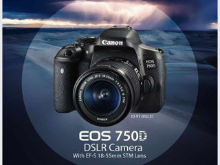 фотоаппарат Canon EOS 750D Kit  (зеркальный) в коробке не вскрывался - новый foto 7