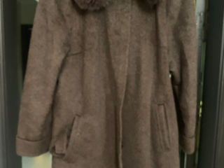 Воротник с манжетами крашеный писец продам за 300 лей. Пальто из шерсти ламы размер 52 за 300 леев. foto 2