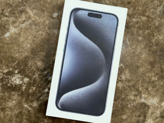 iPhone 15 Pro Blue Titanium 128 GB Sigilat