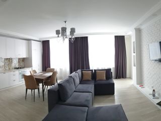 Chirie, 2 dormitoare + living 87m2, Bloc Nou, cărămidă Roșie Bricston, podea caldă, totul Nou! foto 2