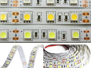 Лед профиль алюминиевый,Led profile pentru banda led aluminium,2m,3m,врезной,накладной,угловой. foto 7