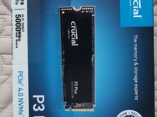 Crucial P3 Plus 2TB NVMe PCIe 4.0 M.2 SSDCapacitate: 2TB (2000GB),