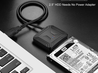 Переходники для жестких дисков SATA в USB 3.0  Легко подключить большой HDD от стационара к ноутбуку foto 2