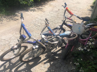 Велосипеды детские  4 штуки  цена 1100лей