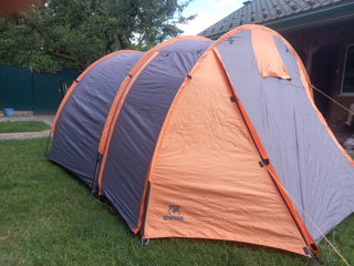 2слойная 3-4 местная  палатка, привезенная из Германии в очень хорошем состоянии. foto 1