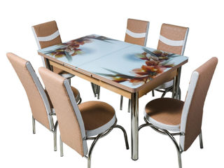 Set de masa cu scaune MG-Plus Kelebek II 1001! Livrăm gratuit