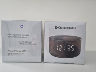 Яндекс Станция Мини 3 (Алиса) с часами и глазками. Yandex station mini 3 фото 1