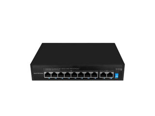 Smart Poe Switch 8+2 Port Enki Ai82 [Negru]