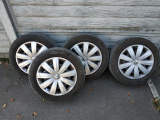 Michelin 215/55 R16, VW, Jante, anvelope, Passat, Диски, шины, рейлинги foto 9