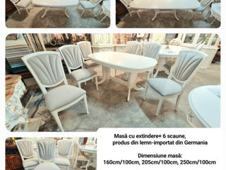 Mese, scaune, produs din lemn importate din Germania,Italia,Franța foto 10