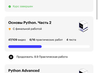 Продаю курс Python-разработчика от нуля до трудоустройства от платформы SkillBox. фото 4