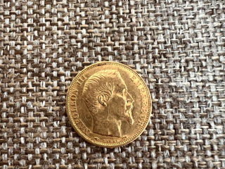 20 Francs 1859, moneda din aur, золотая монета