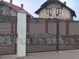 Balustrade,  porți, garduri, copertine, gratii,  uși metalice și alte confecții din fier forjat. foto 11