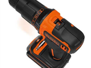 Mașină De Înșurubat Black&Decker Bdchd18Kb Li-Ion  - livrare/achitare in 4rate/agrotop foto 2