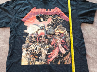 Metallica  Europe Tour 2014 T Shirt Rare vintage Size M foto 9