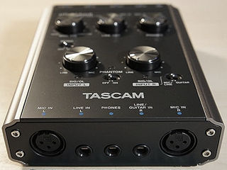 Внешняя звуковая карта "Tascam Professional US144-mk-ll USB/MIDI" 24/96... foto 1