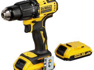 Masina de gaurit/insurubat cu acumulator/дрель-шуруповерт аккумуляторная dewalt dcd709d2t foto 2