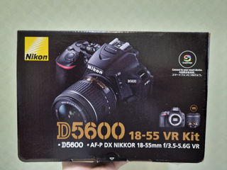 Cameră foto Nikon D5600 + AF-P 18-55VR Kit + card flash cu memorie 64 GB (stare ideală) foto 5