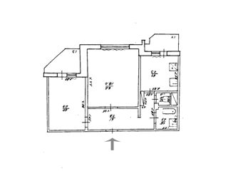 Apartament cu 2 camere, 56 m², Centru, Ungheni foto 4