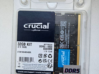 Set 2x16GB RAM Crucial DDR5-4800 - Stare excelentă foto 2