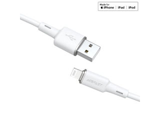 Cablu de date de încărcare din silicon din aliaj de zinc ACEFAST C2-02 USB-A la Lightning foto 3