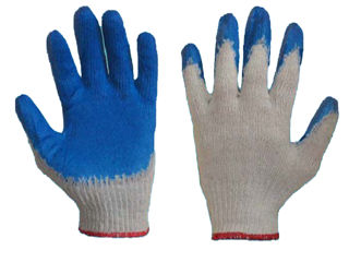 Mănuși RWL L cu căptușeala de latex - albastre / RWL L Синие перчатки с латексным покрытием