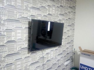 Установка телевизоров на стену. Instalare televizor pe perete. foto 3