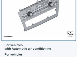 Panou de control al Sistemului de climatizare, potrivit pentru BMW X3(F25), X4(F26)/ Piesă Originală foto 3