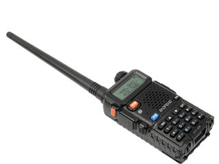 Statie Radio Walkie Talkie Baofeng UV-5R Dual Band Transceiver Inclus Casti cu microfon. (noi) foto 6