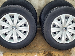 Anvelope de iarna Michelin Alpin A4. 215/65 R16 pe jante de fier. foto 2